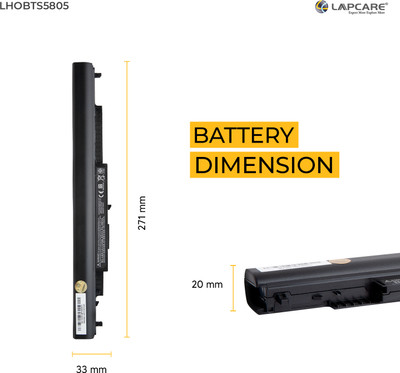 LAPCARE LAPTOP BATTERY HS04 4C LHOBTS5805 COMPATIBLE WITH G4 AND NOTEBOOK SERIES 4 Cell Laptop Battery
