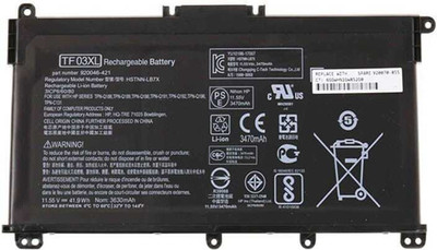 SOLUTIONS-365 COMPATIBLE TF03XL BATTERY FOR HP 15-DY 15-DW 15-D, PAVILION X360 14-CD0001NSY1091WM 15-DW0081WM 3 Cell Laptop Battery