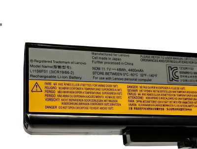 SOLUTIONS-365 Compatible G580 battery for lenovo G480 G485 G500 G505 G510 G580A G585 G700 G710 laptop battery 6 Cell Laptop Battery