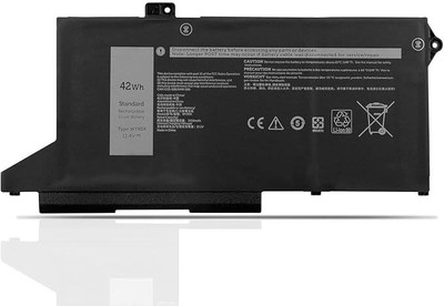 Batterie De Remplacement T6 Power Pour Dell Latitude 5420/5520 & Precision 3560 - 4100mAh, 63Wh, Li-Pol - 4