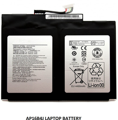 SOLUTIONS-365 COMPATIBLE ACER AP16B4J LAPTOP BATTERY FOR AspireSWITCH ALPHA 12 WITCH 5 SW512-52P-35RA SWITCH 7 BE SW713-51GNP-87M8 SWITCH ALPHA 12 SA5-271-52fg 3 Cell Laptop Battery SOLUTIONS-365 COMPATIBLE ACER AP16B4J LAPTOP BATTERY FOR AspireSWITCH ALPHA 12 WITCH 5 SW512-52P-35RA SWITCH 7 BE SW713-51GNP-87M8 SWITCH ALPHA 12 SA5-271-52fg 3 Cell Laptop Battery