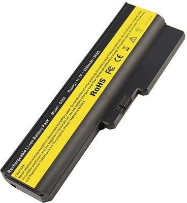 WEFLY Laptop Battery Compatible For Lenovo IdeaPad 3000 G430, G450, G530, G550, B460, B550, Z360, N500, V460, Z360 Series Black 6 Cell Laptop Battery