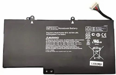 HP NP03XL/ X360 13-A010DX BATTERY FOR Pavilion X360 13-A010DX, 13-b116tu(J8C75PA), 15-U010DX, 15-U337CL, 15-U050CA, HSTNN-LB6L 4 Cell Laptop Battery