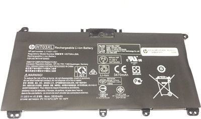 HP HT03XL LAPTOP BATTERY FOR Pavilion 14-CE 14-CF 14-DF 15-CS 15-DA 15-DB 15-DW 17-by 17-CA Series 15-CS0053CL 15-DW0033NR 15-DA0014DX L11421-542 L11421-2C2 HSTNN-UB7J HSTNN-DB8R HT03041XL 3 Cell Laptop Battery HP HT03XL LAPTOP BATTERY FOR Pavilion 14-CE 14-CF 14-DF 15-CS 15-DA 15-DB 15-DW 17-by 17-CA Series 15-CS0053CL 15-DW0033NR 15-DA0014DX L11421-542 L11421-2C2 HSTNN-UB7J HSTNN-DB8R HT03041XL 3 Cell Laptop Battery
