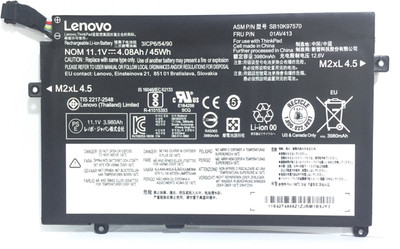 Lenovo E470, 01AV412 Laptop battery for ThinkPad E470 E470C E475 Series SB10K97568 SB10K97569 SB10K97570 3 Cell Laptop Battery