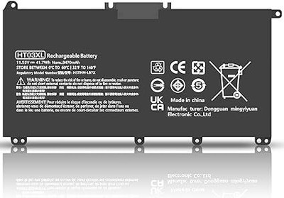 WEFLY HT03XL L11119-855 Laptop Battery Compatible for HP 114-CE0XXX 14-CE3064ST 14-CE1058WM 14-CE0068ST 14-CE0020TX 14-CE0025TX 14-CE0027TX 14-CE0028TX 14-CE0029TX 14-CE0030TX 14-CE0034TX 14-CE1056WM 14-CE0064ST 14-CE0006DX; 14-CF0XXX 14-CF1XXX 14-CF0018CA 14-CF0006DX 14-CF0012DX 14-CF0013DX 14-CF00