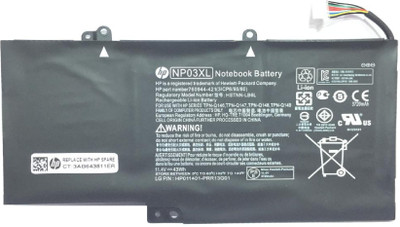 HP NP03XL Laptop battery for Pavilion X360 13-A010DX 13-b116tu(J8C75PA), 15-U010DX 15-U337CL 15-U050CA HSTNN-LB6L 760944-421 761230-005 3 Cell Laptop Battery