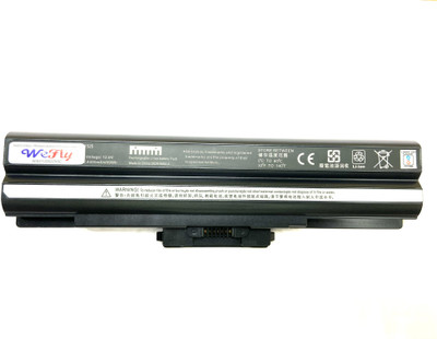 WEFLY Laptop Battery Compatible for Sony VAIO VGN-SR48J/B 6 Cell Laptop Battery