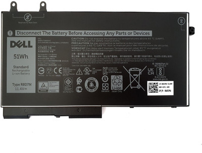 DELL R8D7N LAPTOP BATTERY FOR Precision 15 3540, Precision 3540 N026P3540EMEA, Precision 3540 P3540I7WS82562GW10P3W 4 Cell Laptop Battery