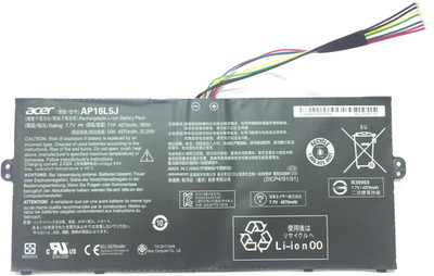 Acer AP16L5J LAPTOP BATTERY FOR Swift 5 SF514-52T SF514-53T Pro SF514-52TP Spin 1 SP111-33 SP111-32N SP111-34N Switch 3 SW312-31 SW312-31P TravelMate X5 TTMX5144-51 TMX514-51T X514-51 3 Cell Laptop Battery Acer AP16L5J LAPTOP BATTERY FOR Swift 5 SF514-52T SF514-53T Pro SF514-52TP Spin 1 SP111-33 SP111-32N SP111-34N Switch 3 SW312-31 SW312-31P TravelMate X5 TTMX5144-51 TMX514-51T X514-51 3 Cell Laptop Battery