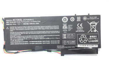 Acer AC13A3L Laptop battery for Aspire One 14 Z1401, Aspire One 14 Z1401-C6FE, Aspire One14 Z1401-C6YW, Aspire One 14 Z1401-C9UE Aspire One Z1-401-C9JN, Aspire One 14 Z1401-N2940 3 Cell Laptop Battery Acer AC13A3L Laptop battery for Aspire One 14 Z1401, Aspire One 14 Z1401-C6FE, Aspire One14 Z1401-C6YW, Aspire One 14 Z1401-C9UE Aspire One Z1-401-C9JN, Aspire One 14 Z1401-N2940 3 Cell Laptop Battery