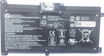 HP BK03XL 14-BA Laptop battery for Pavilion X360 Convertible PC 14 X360 HSTNN-LB7S HSTNN-UB7G TPN-W125 3 Cell Laptop Battery