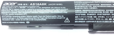 Acer AS16A8K LAPTOP BATTERY FOR Aspire E15 E5-475 E5-475G E5-575G E5-575T E5-575TG E5-553 E5-553G F15 F. 5-573 F5-573G F5-573G-574E E17 E5-774 E5-774G 3 Cell Laptop Battery