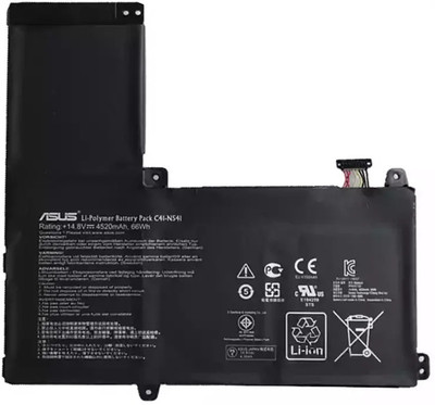 ASUS C41-N541 4-Cell Laptop Battery for Q501L, Q501LA, Q501LA-BBI5T03 Series, and N541LA (66Wh / 4520mAh, 14.8V) 4 Cell Laptop Battery