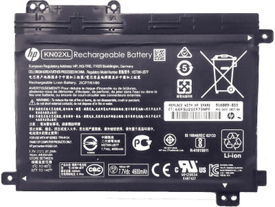 HP KN02XL Laptop Battery Replacement for Pavilion x360 11-AD, 11M-AD, and 11-ADxxxTU Series — 2-Cell, 7.7V, 37.2Wh 3 Cell Laptop Battery