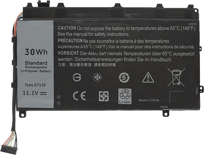 SOLUTIONS-365 Compatible 271J9 GWV47 0GWV47 YX81V battery for LATITUDE 13 7350, LATITUDE 13 7000 laptop battery 4 Cell Laptop Battery