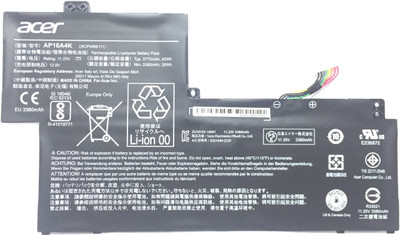 Acer AP16A4K Laptop battery for Aspire One Cloudbook 11 AO1-132 AO1-132-C5MV AO1-132-C3T 4 Cell Laptop Battery