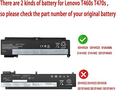 HYBRID STORE ThinkPad T460S T470S Series SB10J79003 01AV405 01AV462 00HW024 00HW025 00HW038 3 Cell Laptop Battery