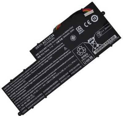 HYBRID STORE AC13C34 Laptop Battery for Acer Aspire V5-122P V5-132 V5-132P E3-111 E3-112 E3-112V E3-111-C0M6 E3-111-C0UM E3-111-C5AL ES1-111M MS237 Series 3icp5/60/80 Kt.00303.005 3 Cell Laptop Battery