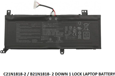 SOLUTIONS-365 COMPATIBLE B21N1818-2 / C21N1818-2 DOWN 1 LOCK BATTERY FOR ASUS VIVOBOOK 14 F412DA-NH77 VIVOBOOK 15 X512DAEJ503 3 Cell Laptop Battery
