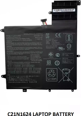 SOLUTIONS-365 COMPATIBLE C21N1624 BATTERY FOR ASUS UX370UA-C4219T Q325UA ZENBOOK FLIP S UX370UA-C4219T 3 Cell Laptop Battery
