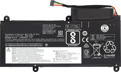 SOLUTIONS-365 Compatible battery for Lenovo ThinkPad E450 E450C E460 E460C E450C E455 E460 E460C E450 Series 45N1754 45N1755 45N1756 45N1757 Laptop Battery 4 Cell Laptop Battery SOLUTIONS-365 Compatible battery for Lenovo ThinkPad E450 E450C E460 E460C E450C E455 E460 E460C E450 Series 45N1754 45N1755 45N1756 45N1757 Laptop Battery 4 Cell Laptop Battery