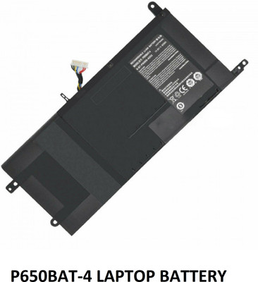 SOLUTIONS-365 COMPATIBLE P650BAT-4 BATTERY FOR Clevo P650SA P650SE P650SG Series, Sager NP8650 NP8651 NP8652 Series, Hasee Z7m Series 4 Cell Laptop Battery