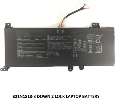 SOLUTIONS-365 COMPATIBLE B21N1818-3 DOWN 2 LOCK BATTERY FOR ASUS ASUS VIVOBOOK 14 X409UA X409FA X409UA 3 Cell Laptop Battery