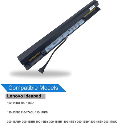 TECHCLONE Ideapad 100 80QQ Series Battery L15E4A01 6 Cell Laptop Battery