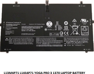 SOLUTIONS-365 COMPATIBLE L13M4P71 L14S4P71 LAPTOP BATTERY FOR LENOVO YOGA PRO 3 1370, YOGA 3 PRO-1370 80HE SERIES 4 Cell Laptop Battery