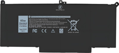 SOLUTIONS-365 Compatible F3YGT battery for dell Latitude 12 7000 7280 7290/13 7000 7380 7390/14 7000 7480 7490 P28S P28S001 P73G P73G002 Series DM3WC DM6WC 2X39G KG7VF 451-BBYE 453-BBCF 4 Cell Laptop Battery