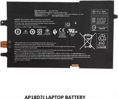 SOLUTIONS-365 COMPATIBLE AP18D7J LAPTOP BATTERY FOR ACER SWIFT 7 2019, SWIFT 7 SF714-52T, SWIFT 7 SF714-52T-50QJ SERIES 3 Cell Laptop Battery