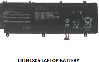 SOLUTIONS-365 COMPATIBLE C41N1805 BATTERY FOR ASUS ROG ZEPHRYUS S GX531GS GX531 GX531 4 Cell Laptop Battery