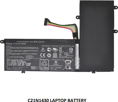 SOLUTIONS-365 COMPATIBLE C21N1430 BATTERY FOR ASUS CHROMEBOOK C201PA C-2A, C201PA C-2B SERIES 3 Cell Laptop Battery