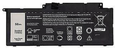 EARPIX F7HVR Laptop Battery Compatible for Dell Inspiron 15 7537 17 7737 7746 58Wh 4-Cell Laptop Battery 4 Cell Laptop Battery