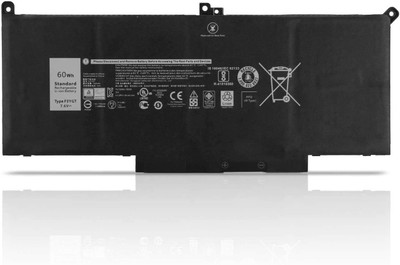WEFLY F3YGT Laptop Battery Compatible for De/ll Latitude 12 7000 7280 7290 13 7380 7390 14 7480 7490 E7280 E7480 E7290 E7380 E7390 E7490, Fits 2X39G DM3WC 0DM3WC DM6WC KG7VF 451-BBYE 453-BBCF 12 7000 7280 7290/13 7000 7380 7390/14 7000 7480 7490 P28S P28S001 P73G P73G002 Series DM3WC DM6WC 2X39G KG7