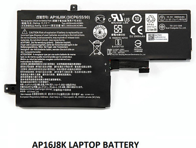 SOLUTIONS-365 COMPATIBLE ACER AP16J8K LAPTOP BATTERY CHROMEBOOK 11 N7 C731T-C5B8, CHROMEBOOK 11 C731-C5H7, CHROMEBOOK 11 N7 C731T-C0YL, CHROMEBOOK 11 N7 C731-C78G, CHROMEBOOK 11 C731, CHROMEBOOK 11 CB311-7H, CHROMEBOOK 11 CB311-7HT 3 Cell Laptop Battery SOLUTIONS-365 COMPATIBLE ACER AP16J8K LAPTOP BATTERY CHROMEBOOK 11 N7 C731T-C5B8, CHROMEBOOK 11 C731-C5H7, CHROMEBOOK 11 N7 C731T-C0YL, CHROMEBOOK 11 N7 C731-C78G, CHROMEBOOK 11 C731, CHROMEBOOK 11 CB311-7H, CHROMEBOOK 11 CB311-7HT 3 Cell Laptop Battery