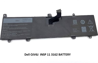 SOLUTIONS-365 COMPATIBLE OJV6J BATTERY FOR DELL Inspiron 11 3168-320RD, Inspiron 11 3159, INS 11-3162-D2205W, Inspiron 15 5566, Inspiron 13 7352, Inspiron 11 3169, Inspiron 11 3149, INS 11-3162-D2205L 4 Cell Laptop Battery