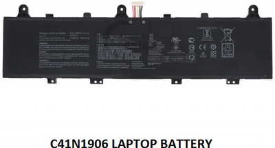 SOLUTIONS-365 COMPATIBLE C41N1906 BATTERY FOR ASUS TUF GAMING A15 FA506 ROG ZEPHYRUS DUO 15 GX550 GX550LWS 4 Cell Laptop Battery