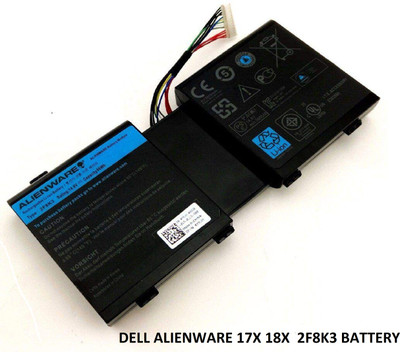 SOLUTIONS-365 COMPATIBLE 2F8K3 BATTERY FOR Alienware 17X, Alienware 18X 8 Cell Laptop Battery