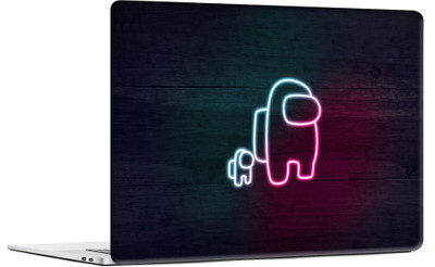 STICKER PRO Universal Laptop Skin Sticker with Extra Protective Layer - Among Us Wooden Premium PVC Self Adhesive Vinyl Laptop Skin Compatible for 13 inch(Theme: Illustrations)