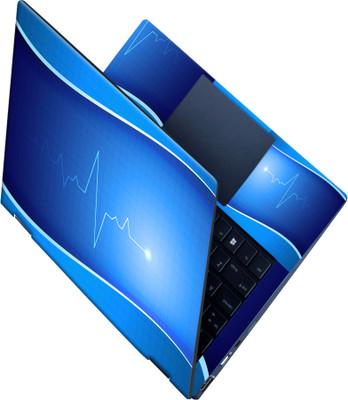 SCOTLON _All Panel_Blue square grid_ Vinyl Laptop Decal 15.5
