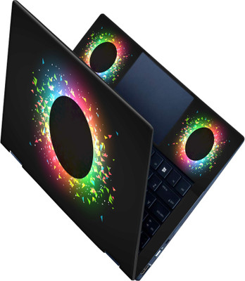 SCOTLON _All Panel_Color scatterer_ Vinyl Laptop Skin Compatible for 15.5 inch(Theme: Illustrations)