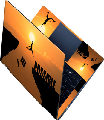 SCOTLON _All Panel_Iam possible_ Vinyl Laptop Skin Compatible for 15.5 inch(Theme: Illustrations)