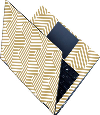 SCOTLON _All Panel_V shape design_ Vinyl Laptop Skin Compatible for 15.5 inch(Theme: Illustrations)