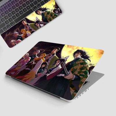 Yuckquee Demon Slayer Anime Full Body Vinyl Laptop Skin 14 P-23 Vinyl Laptop Skin Compatible for 14 inch(Theme: Patterns)