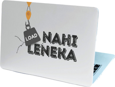 Design Dhakkan Load Nahi Lene Ka Laptop Skin/Sticker Size-11x16inch VINYL Laptop Decal 15.9 Matt Vinyl Reusable Laptop Skin Compatible for 15.9 inch(Theme: Typography)