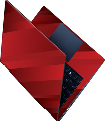 SCOTLON _All Panel_Red and maroon color_ Vinyl Laptop Decal 15.5