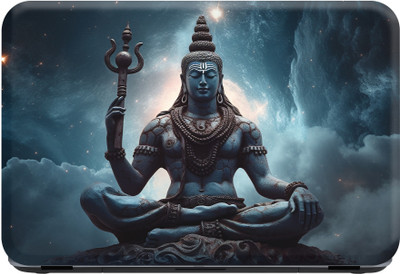 SCOTLON _Single Panel_Shivan in meditative posture_ Vinyl Laptop Skin Compatible for 15.5 inch(Theme: Illustrations)