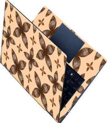SCOTLON _All Panel_Oval shape pattern design_ Vinyl Laptop Skin Compatible for 15.5 inch(Theme: Illustrations)